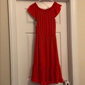 Off the shoulder summer dress